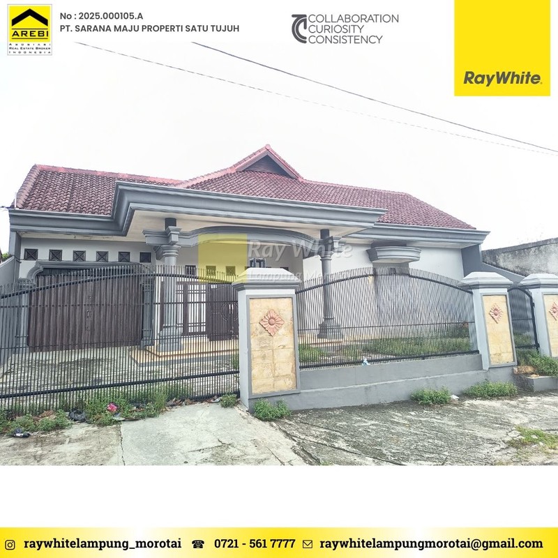 Disewakan rumah korpri bandar lampung luas tanah 415 m2 