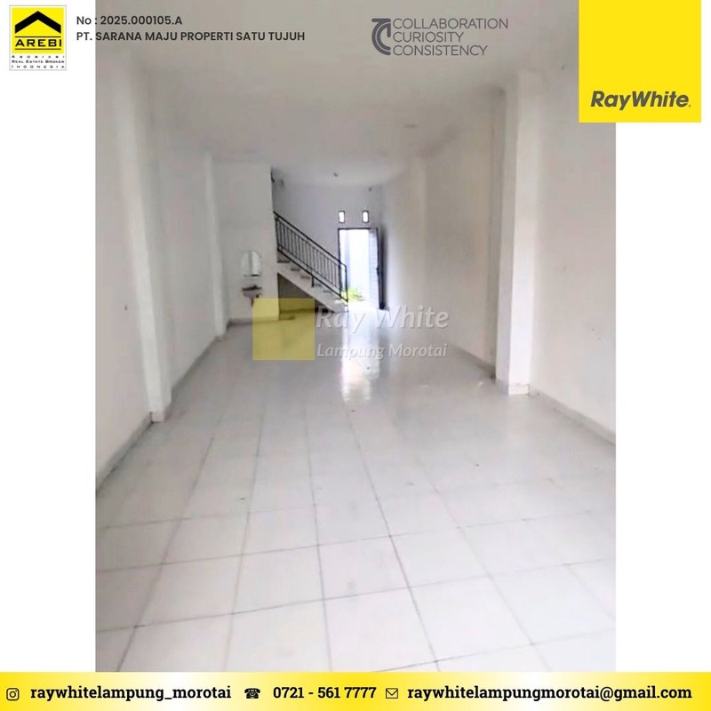 Disewakan ruko 3 lantai korpri bandar lampung