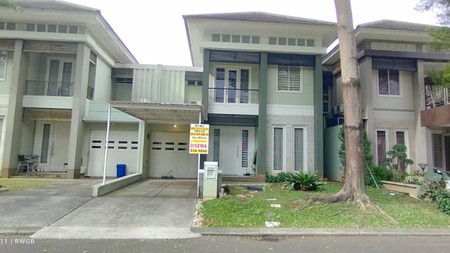 disewa rumah strategis nyaman asri kondisi baik siap huni Sutera Palma Alam Sutera Tangerang Selatan banten