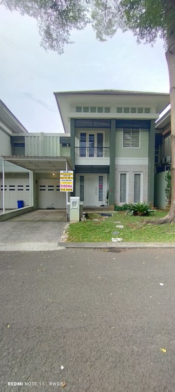 disewa rumah strategis nyaman asri kondisi baik siap huni Sutera Palma Alam Sutera Tangerang Selatan banten