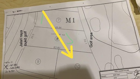 1 574 Jual Tanah Citraland Bukit Golf Siap Bangun