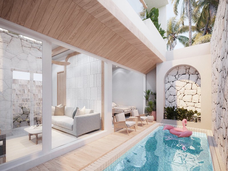 For Sale Freeehold - Brand new modern villa in quiet environment close to Kedungu - Tabanan , Bali