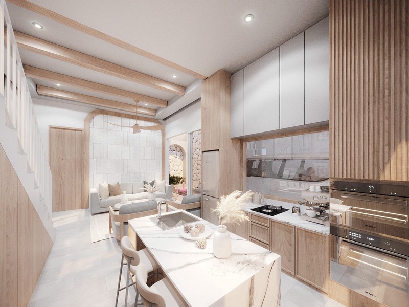 For Sale Freeehold - Brand new modern villa in quiet environment close to Kedungu - Tabanan , Bali