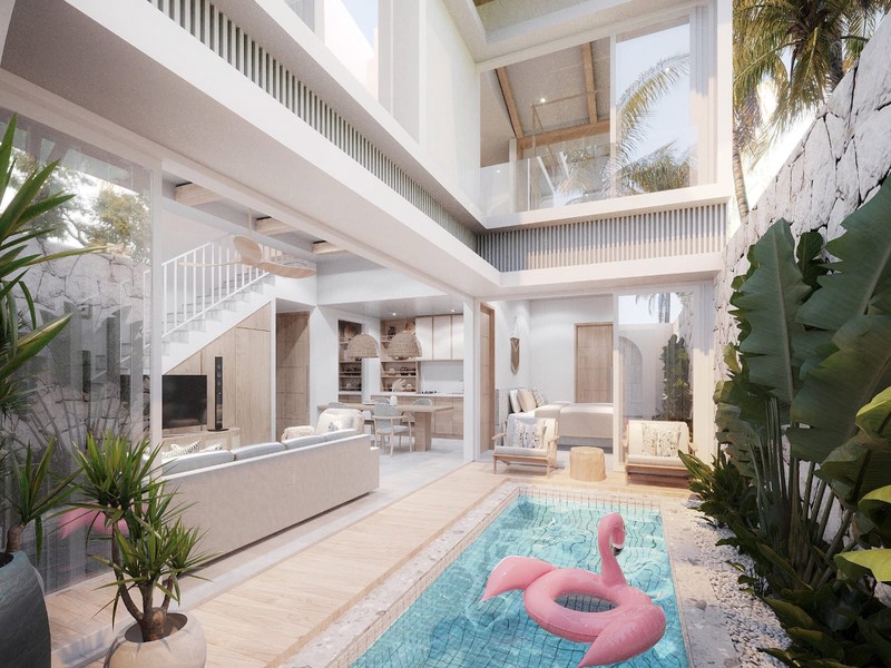 For Sale Freeehold - Brand new modern villa in quiet environment close to Kedungu - Tabanan , Bali