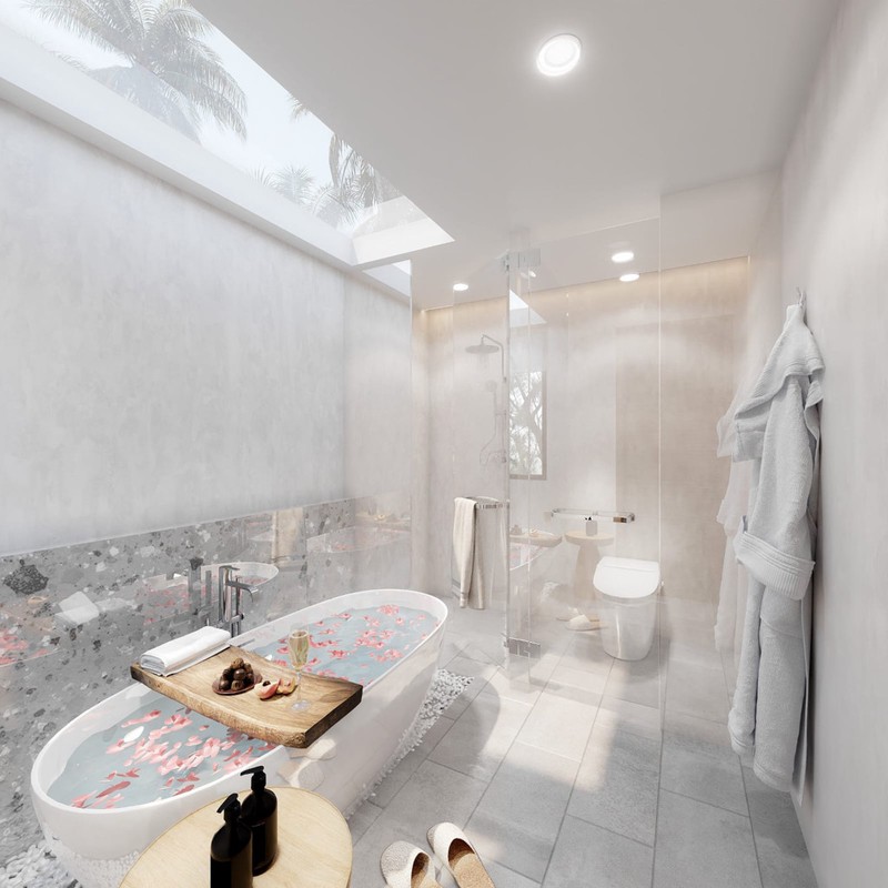 For Sale Freeehold - Brand new modern villa in quiet environment close to Kedungu - Tabanan , Bali