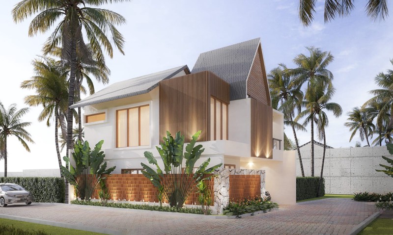 For Sale Freeehold - Brand new modern villa in quiet environment close to Kedungu - Tabanan , Bali