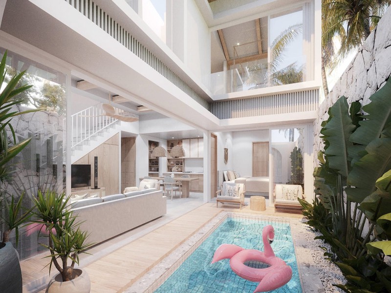 For Sale Freeehold - Brand new modern villa in quiet environment close to Kedungu - Tabanan , Bali