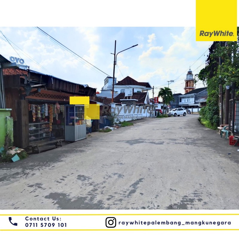 Dijual Tanah + Bangunan di Jl. Pedang Kel. 20 Ilir D II Kec. Kemuning, Kota Palembang
