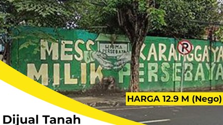 Dijual Tanah Kusuma Bangsa Surabaya - Nol Jalan Raya Row Kembar Besar