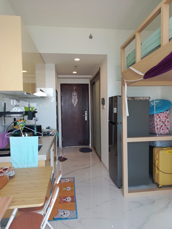 dijual cepat apartemen sky house tower leoni bsd city type studio siap huni