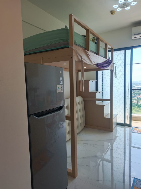 dijual cepat apartemen sky house tower leoni bsd city type studio siap huni