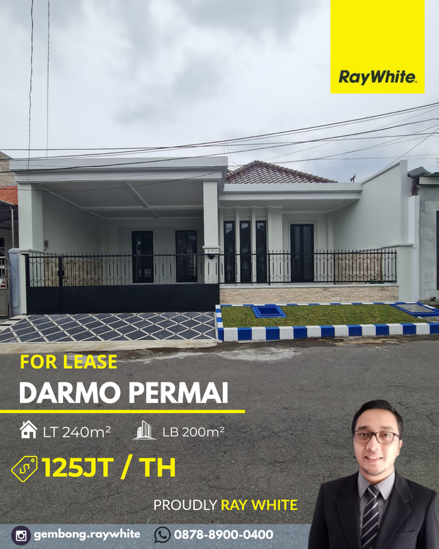 Rumah Baru Gress Darmo Permai Timur Surabaya Barat 