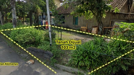 Kesempatan Investasi Tanah Hook 103 Meter Persegi , Strategis Dekat Pasar Rejodani, Sardonoharjo, Ngaglik, Sleman
