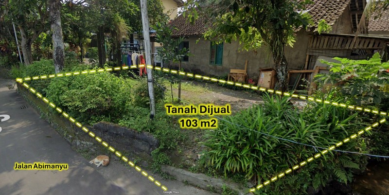 Kesempatan Investasi Tanah Hook 103 Meter Persegi , Strategis Dekat Pasar Rejodani, Sardonoharjo, Ngaglik, Sleman