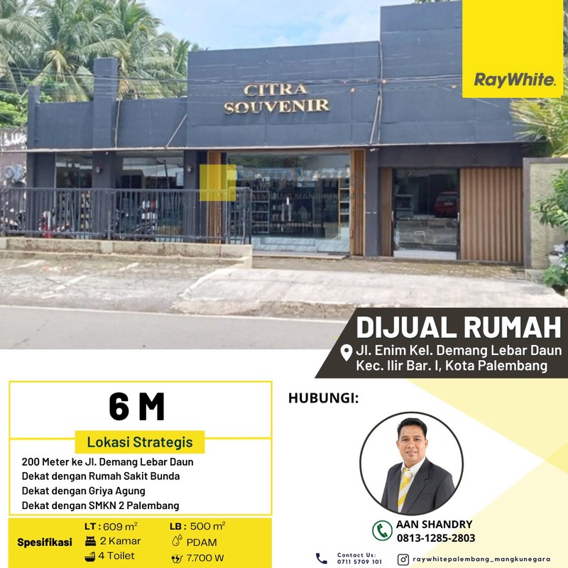 Dijual Cepat Rumah+Tempat Usaha