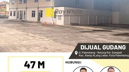 Gudang di KM.12 Palembang 