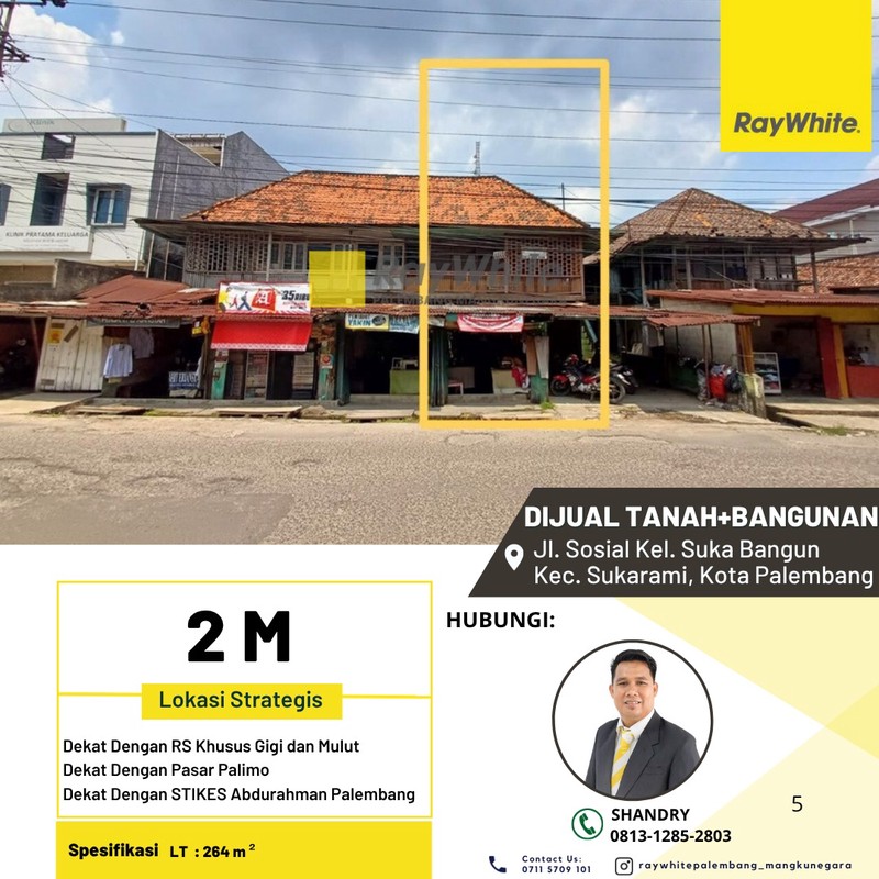 Dijual Tanah+Bangunan 