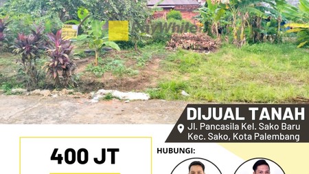 Dijual Tanah Murah di Kota Palembang