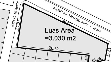 LAHAN KOMERSIAL LOKASI PREMIUM 