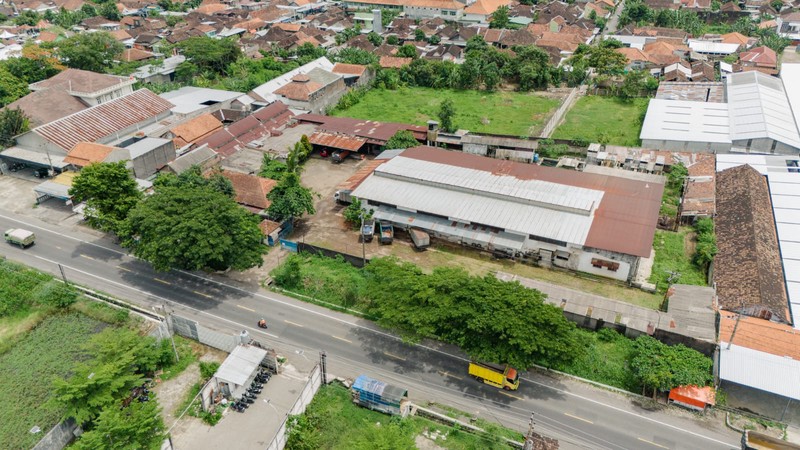 Tanah Dan Bangunan Cocok Untuk Gudang Dijalan Diponegoro, Klaten Utara