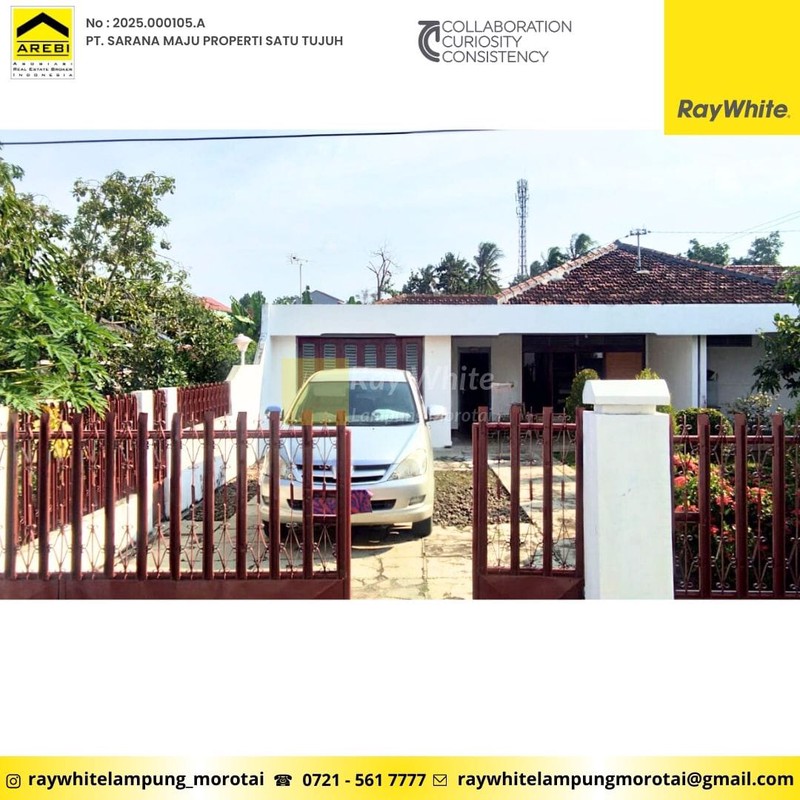rumah LT 1690 m2 tanjung karang bandar lampung