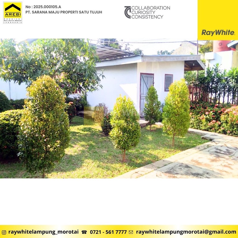 rumah LT 1690 m2 tanjung karang bandar lampung