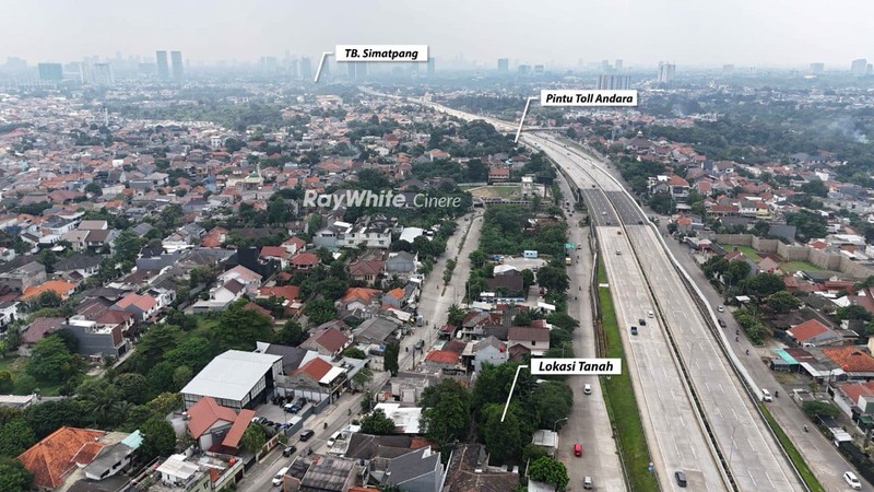  Margasatwa andara luas 1193 tanah pinggir tol depok antasari