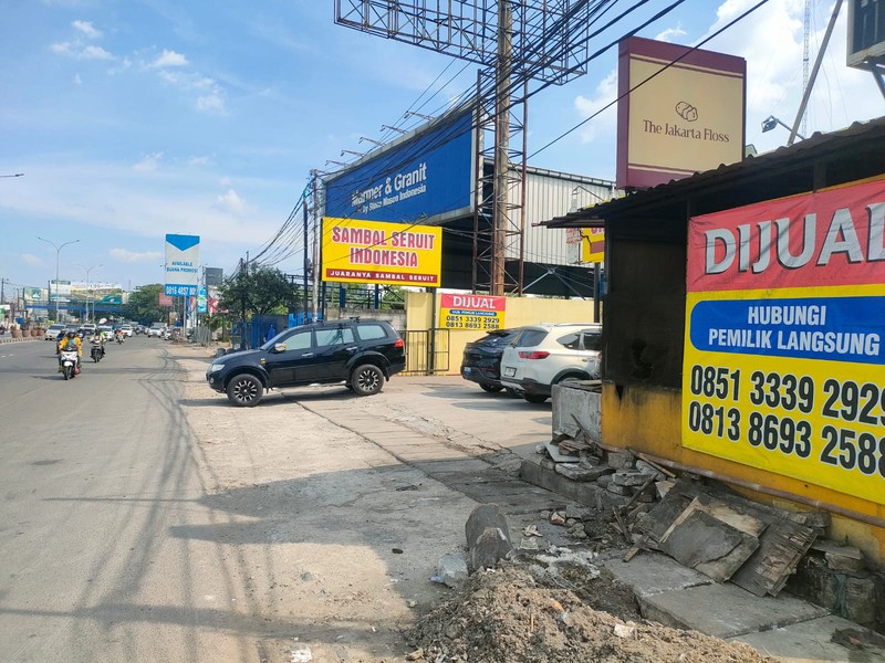 LAHAN KOMERSIL DIPINGGIR JALAN RAYA SERPONG
