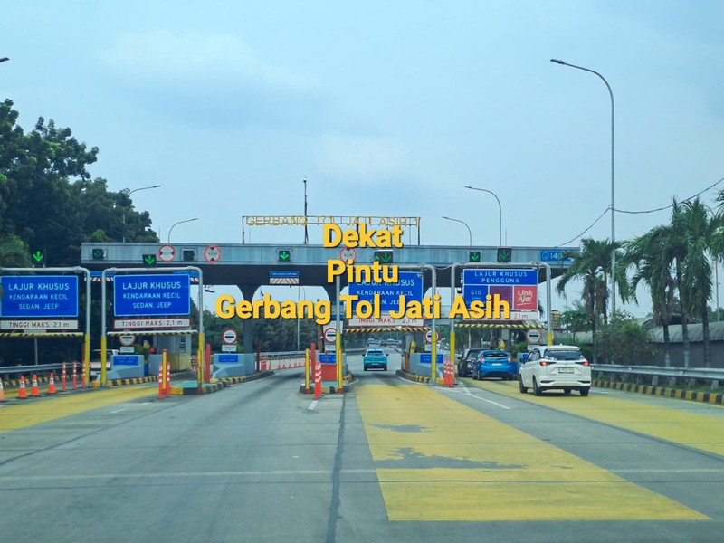 Tanah di Cikunir Jatiasih Bekasi, akses ke Galaxy, Harapan Indah