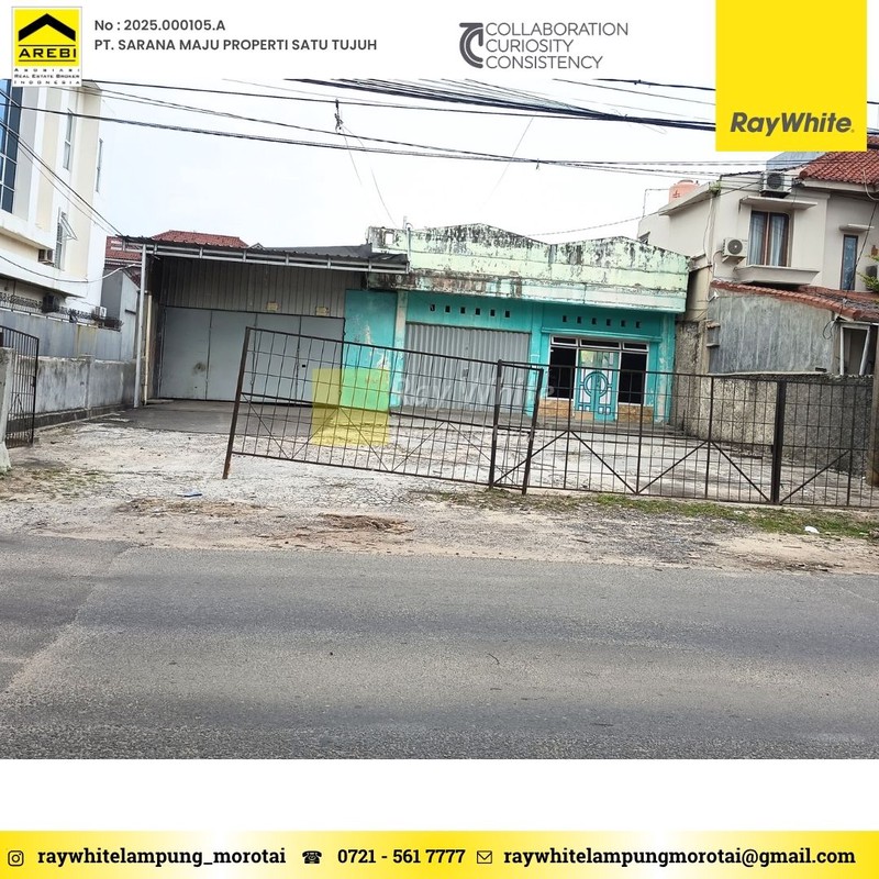 Disewakan Gudang lokasi Kedamaian bandar lampung 