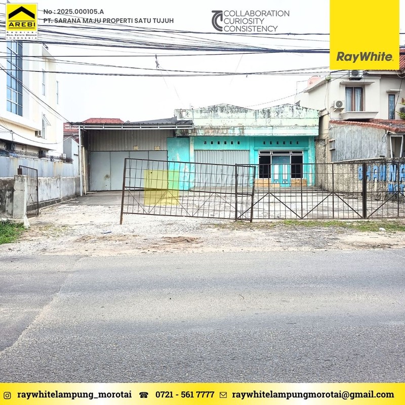 Disewakan Gudang lokasi Kedamaian bandar lampung 