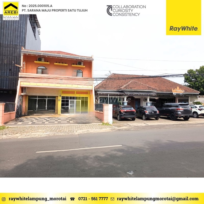 DISEWAKAN RUKO KIOS PAHOMAN BANDAR LAMPUNG