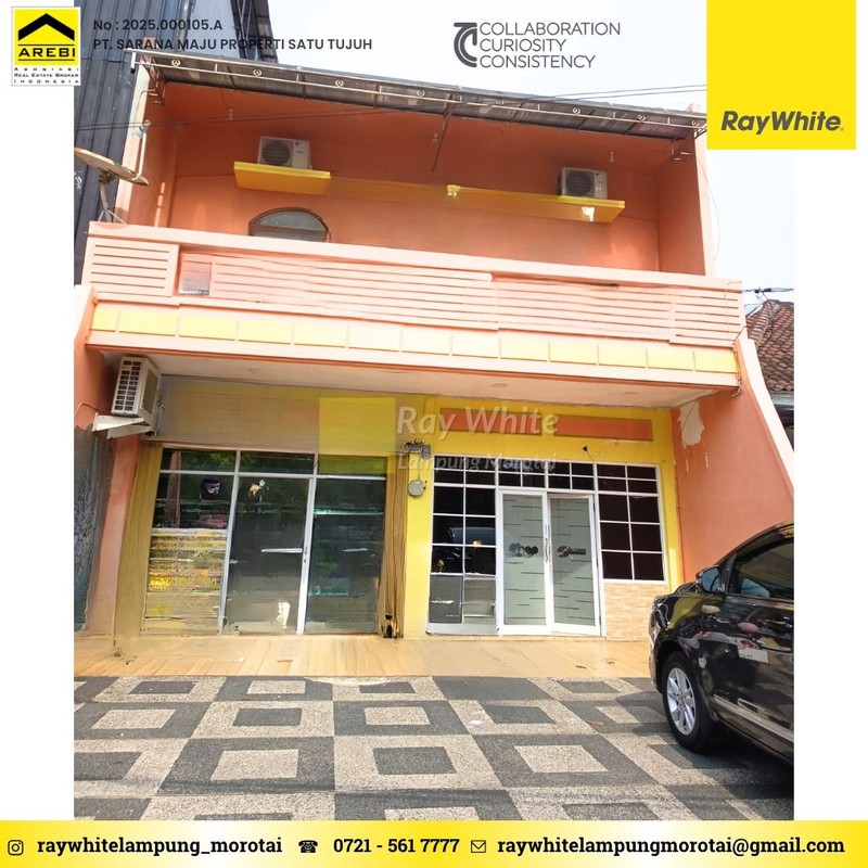 DISEWAKAN RUKO KIOS PAHOMAN BANDAR LAMPUNG