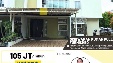 DISEWAKAN RUMAH MEWAH FULL FUNISHER