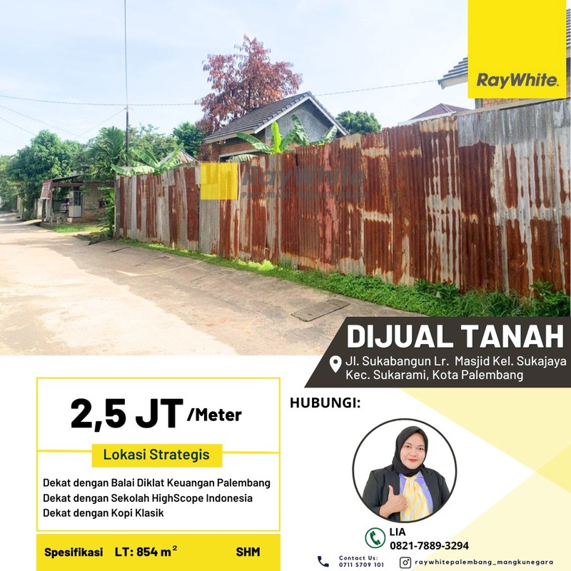 tanah jual murah palembang 