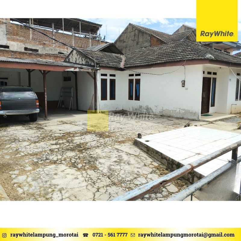RUMAH TANAH LUAS 415 M2 DISEWAKAN WAY HALIM PERMAI BANDAR LAMPUNG 