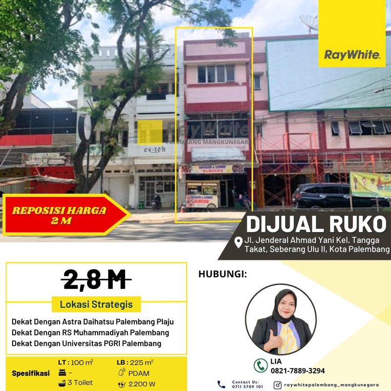 RUKO JUAL MURAH PALEMBANG 