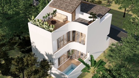 Freehold - Modern Villa with Rice Field & Mountain Views - Minutes to Kedungu Beach & International School, Bali