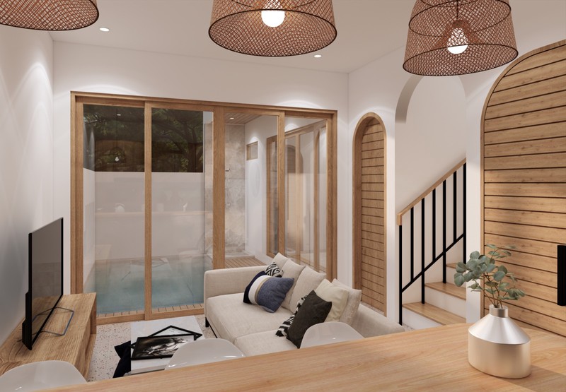 Freehold - Modern Villa with Rice Field & Mountain Views - Minutes to Kedungu Beach & International School, Bali