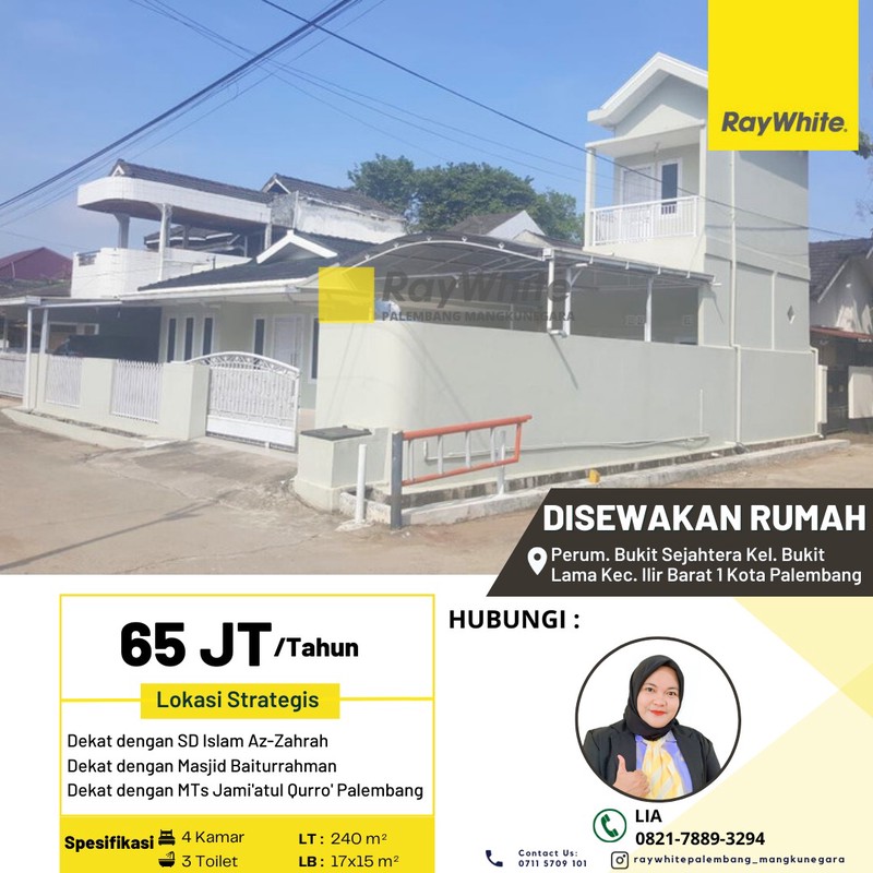 RUMAH SEWA PALEMBANG 
