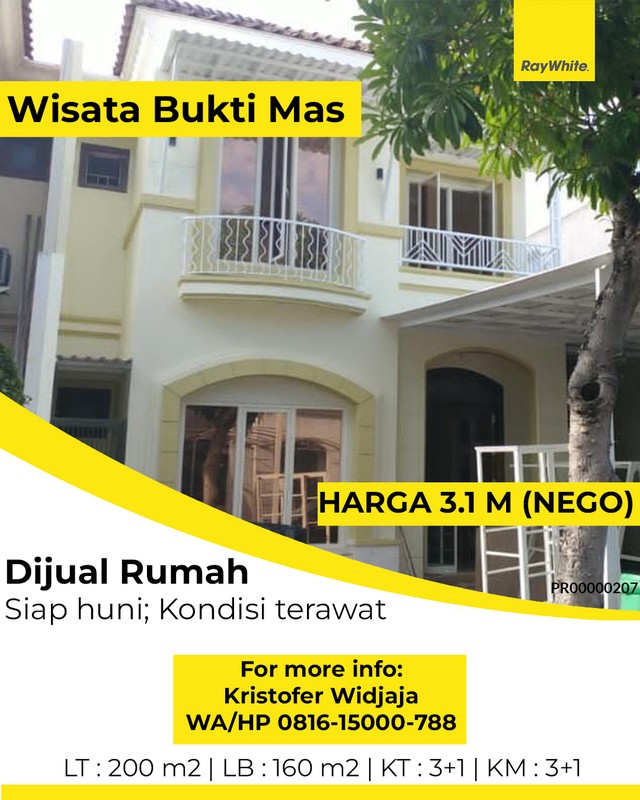 Dijual Rumah WBM Royal Palais Surabaya - Unit Kosongan Siap Huni
