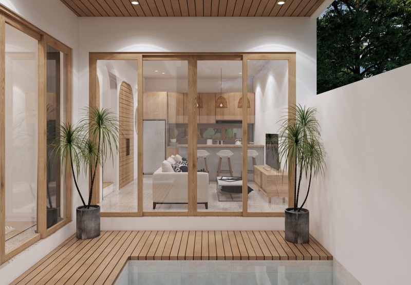 Freehold - Modern Villa with Rice Field & Mountain Views - Minutes to Kedungu Beach & International School, Bali