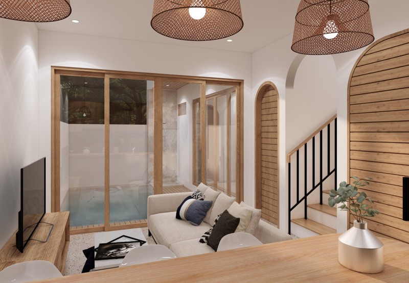 Freehold - Modern Villa with Rice Field & Mountain Views - Minutes to Kedungu Beach & International School, Bali