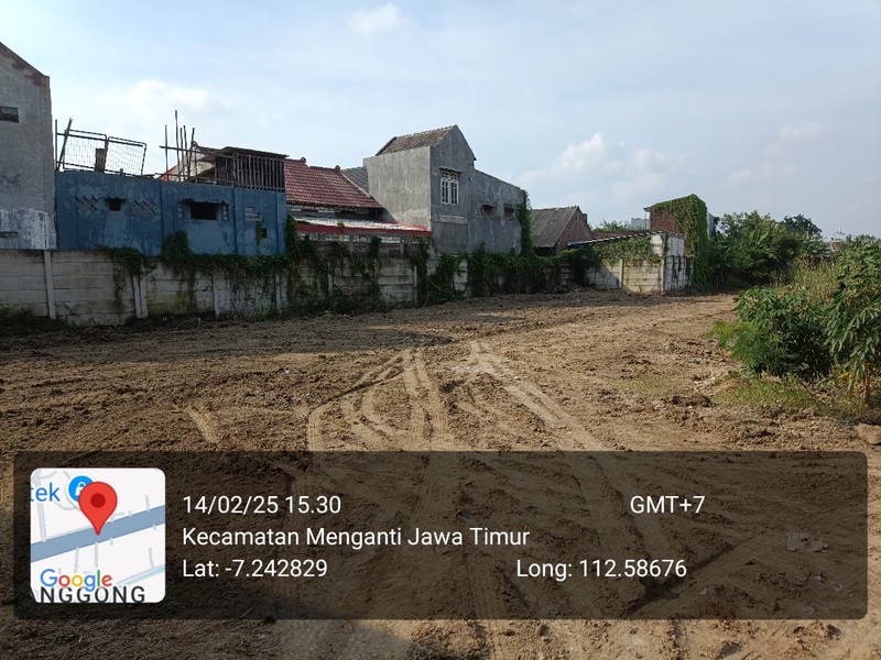 DIJUAL TANAH DI RAYA KEPATIHAN MENGANTI GRESIK 