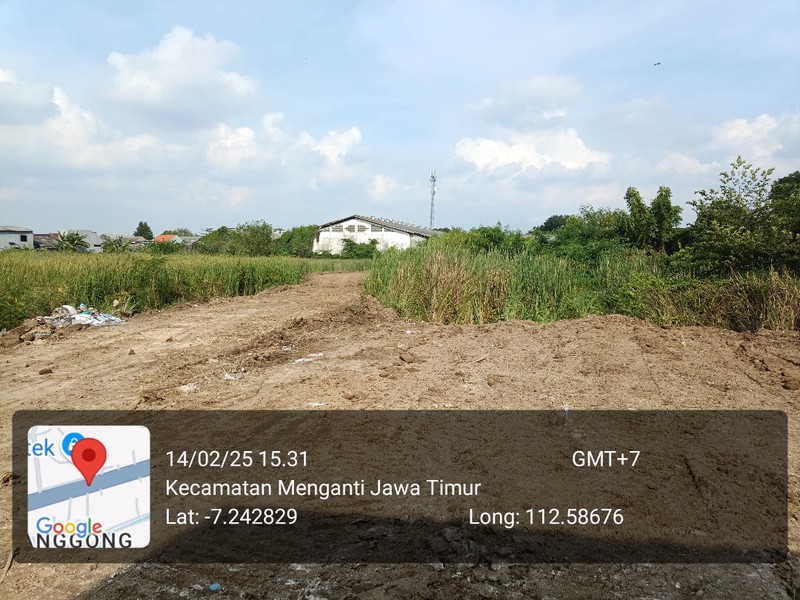 DIJUAL TANAH DI RAYA KEPATIHAN MENGANTI GRESIK 