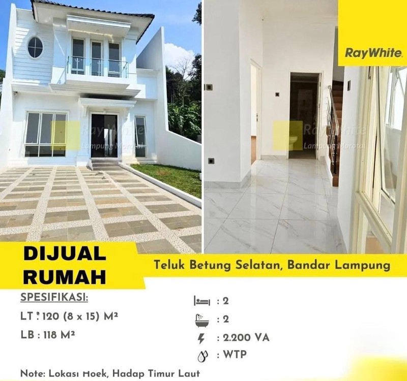 Rumah hook cluster Salvador Citraland Bandar Lampung