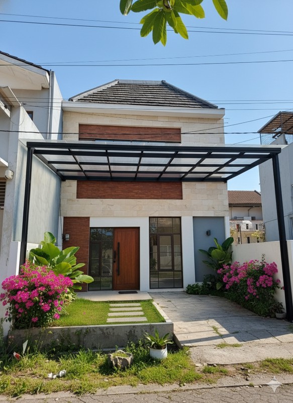 Rumah 2 Lantai Siap Huni Dekat Taman Suroboyo, Surabaya Utara 