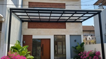 Rumah 2 Lantai Siap Huni Bonus Kanopi & AC / Kamar, Surabaya Utara 