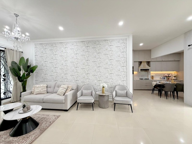 dijual rumah rapih bagus strategis tengah kota dekat sekolah al-azhar puspita loka bsd city