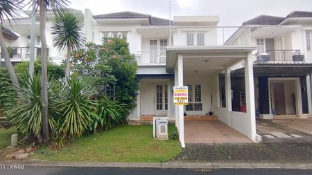 disewa rumah strategis nyaman asri bersih terawat siap huni di provence parkland bsd city, hanya 85jt/ th nego